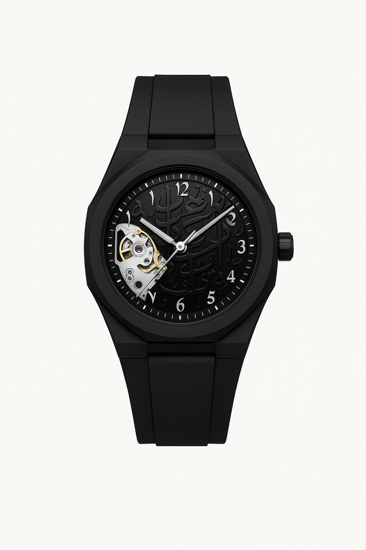 Edle Armbanduhr mit arabischem Zifferblatt