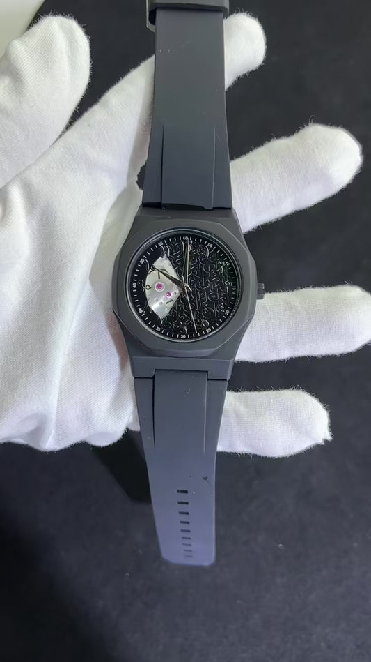 Edle Armbanduhr mit arabischem Zifferblatt